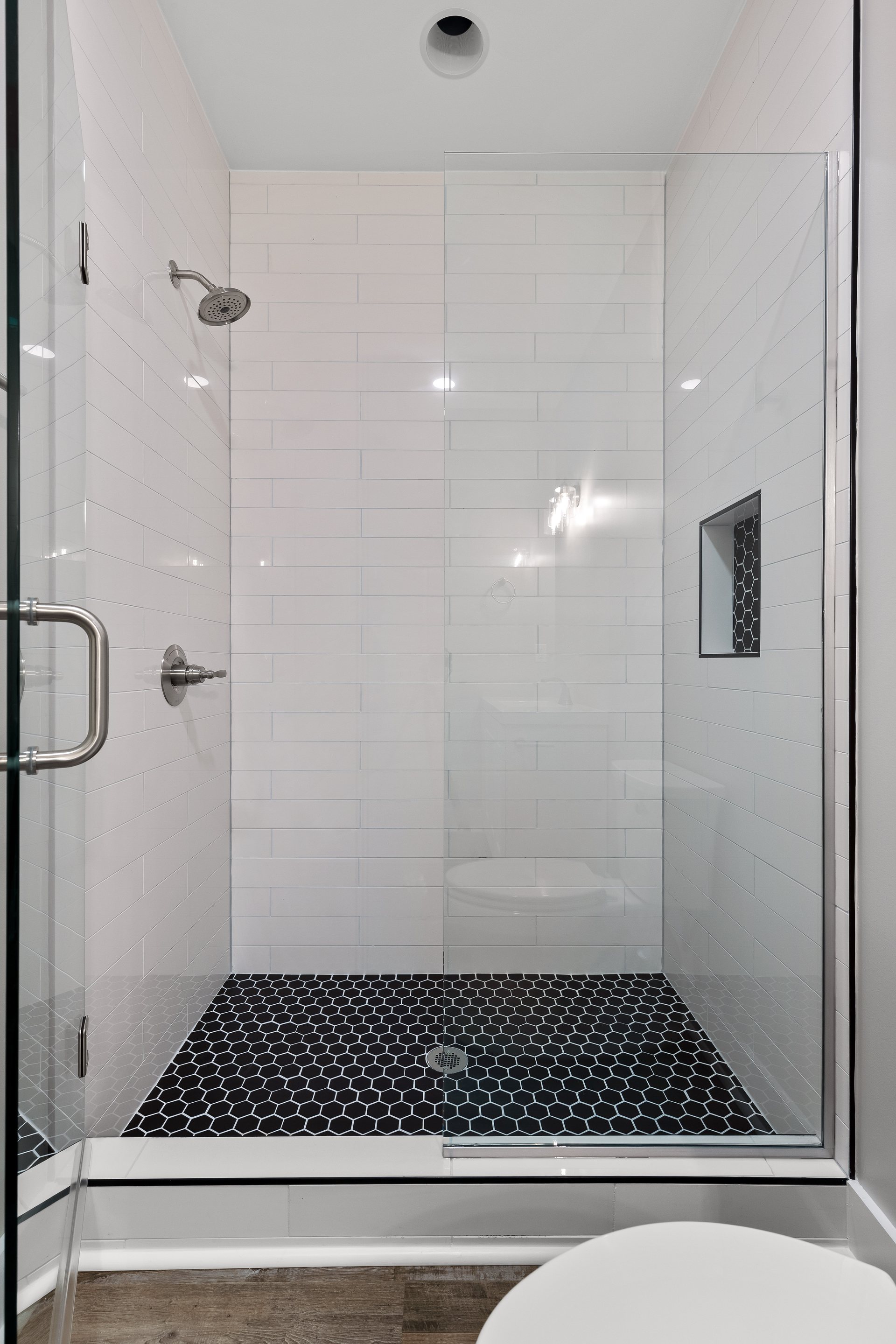 330 12th Ave tiled walk-in shower