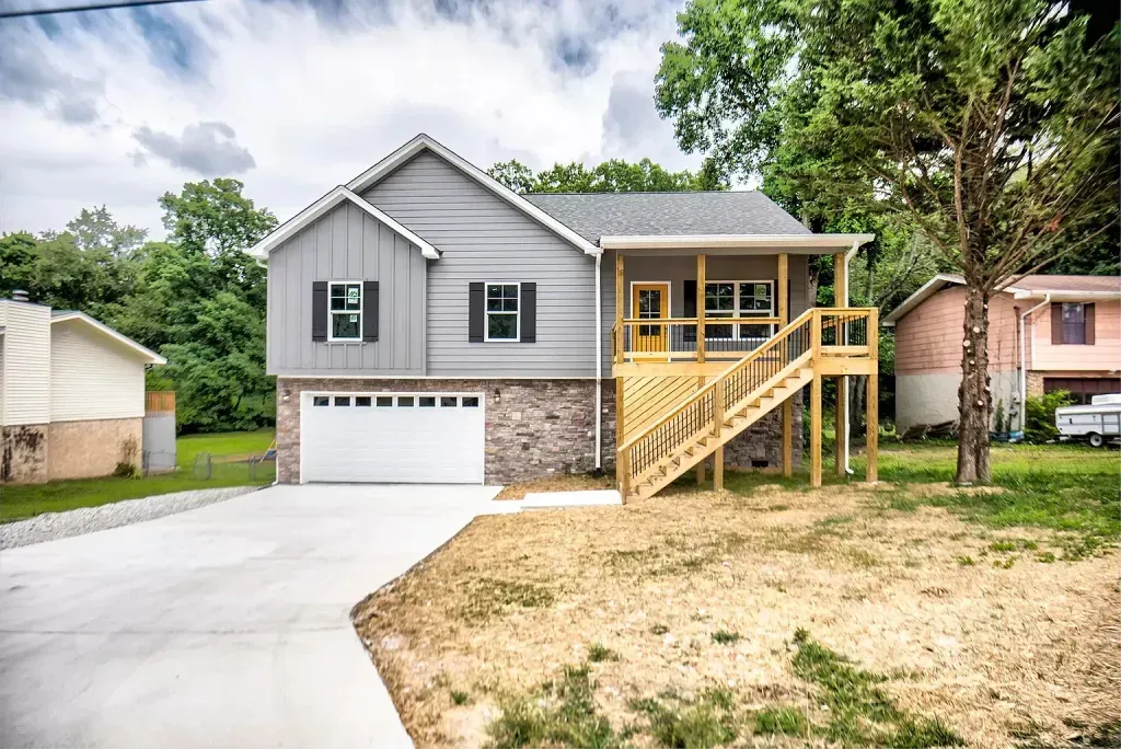 Blue Spruce custom home exterior
