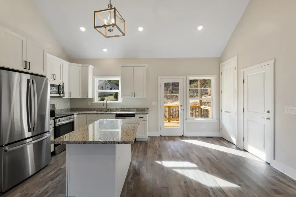 Cox Lane kitchen with island