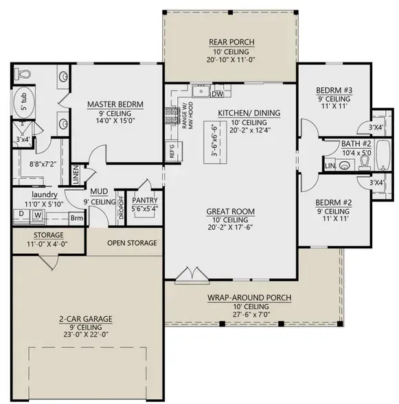 East Highwater floor plan