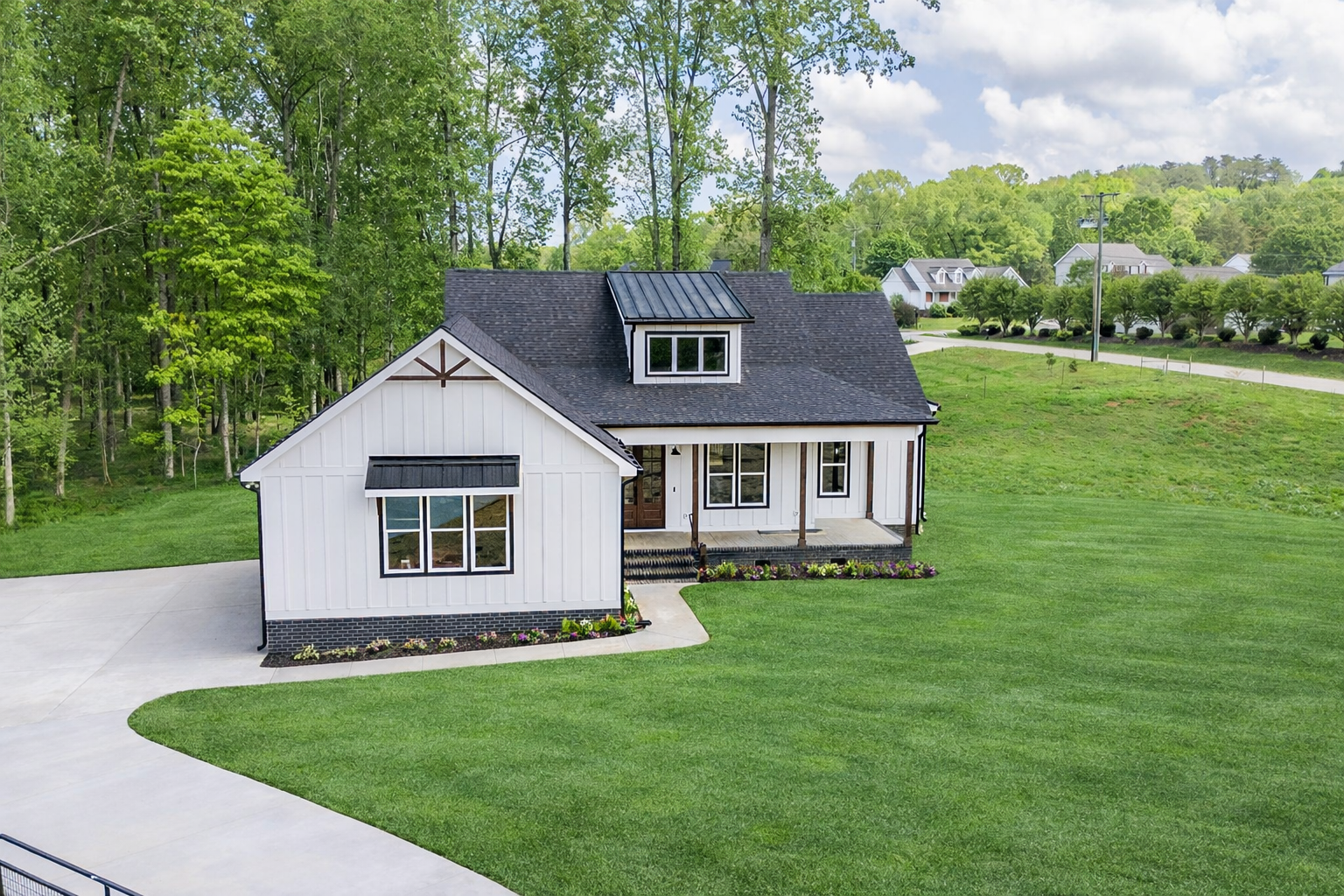 East Highwater custom home front exterior