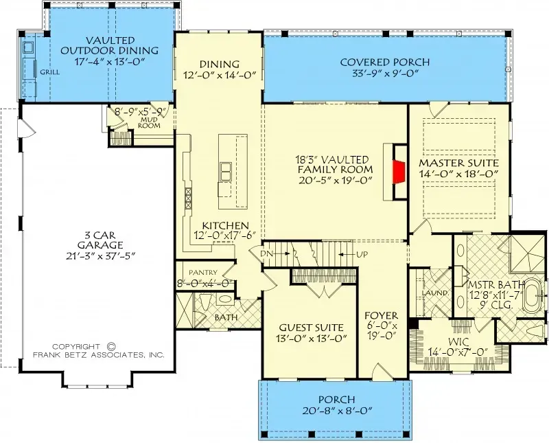 Fox Hill main floor plan