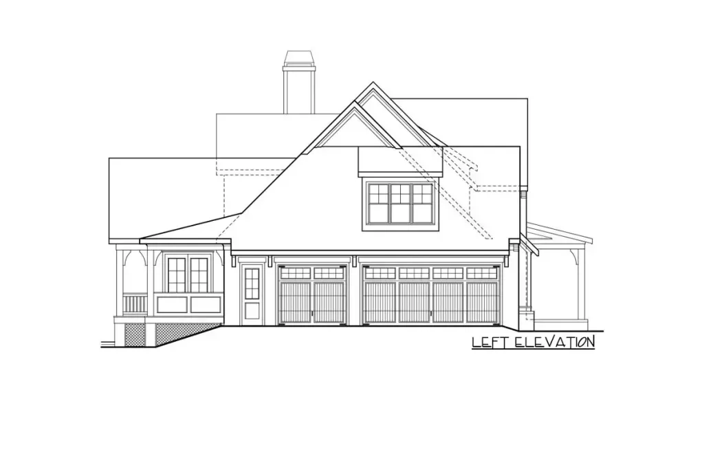 Fox Hill left elevation