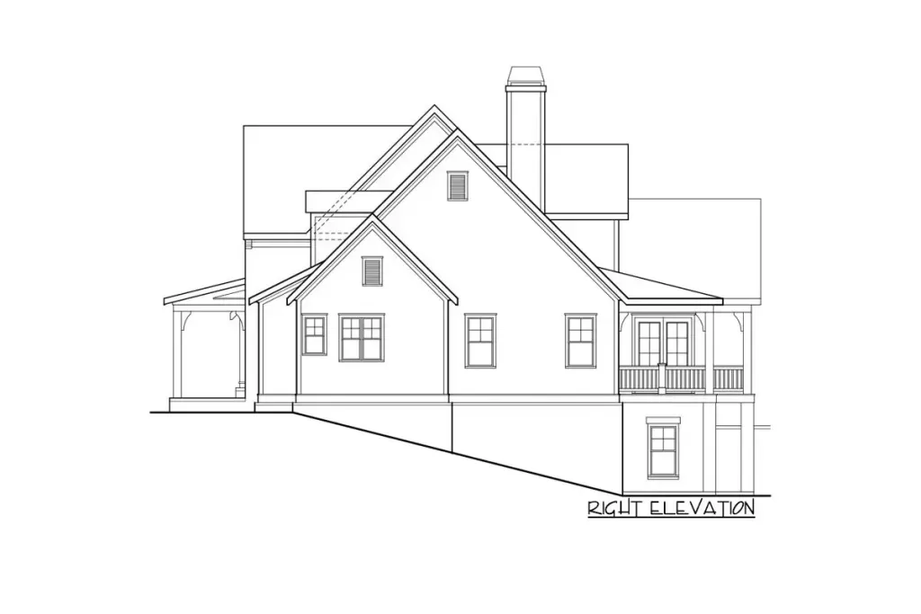 Fox Hill right elevation