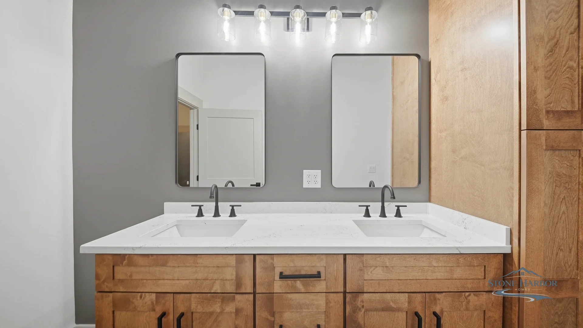 Green Pond primary bathroom with double vanity