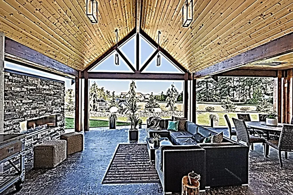 Green Pond rear elevation rendering