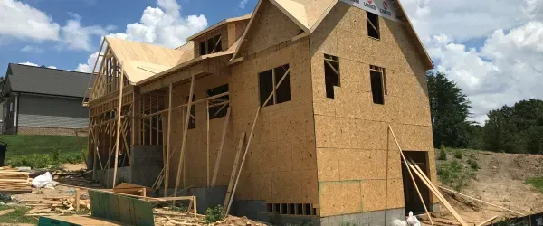 A Stone Harbor home under construction