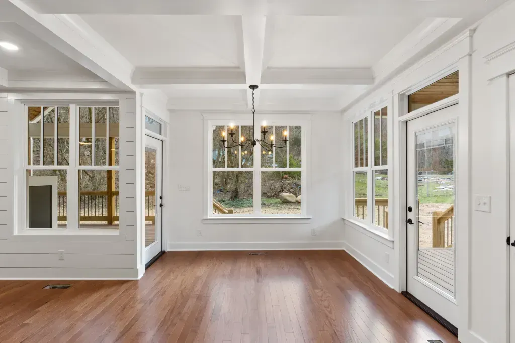 Pickett Gulf office with wood ceiling