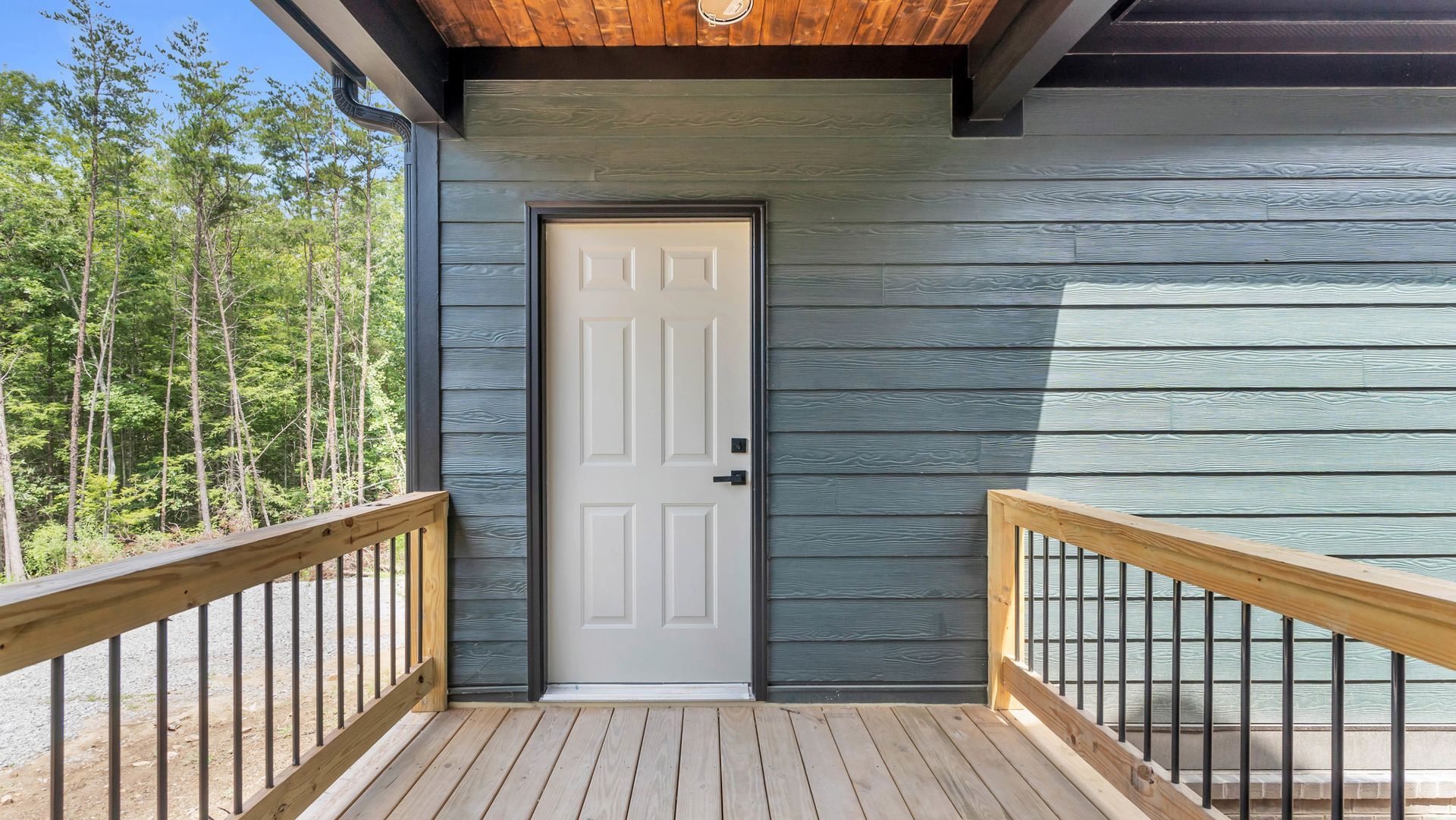 Sawmill Creek back porch door detail