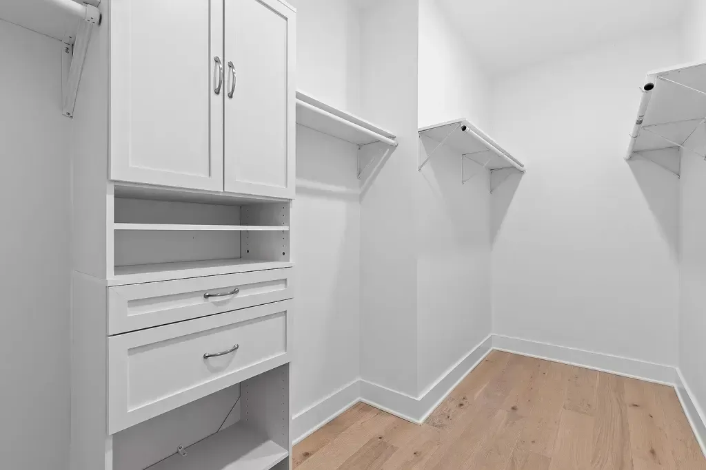 Secondary bathroom with double vanity