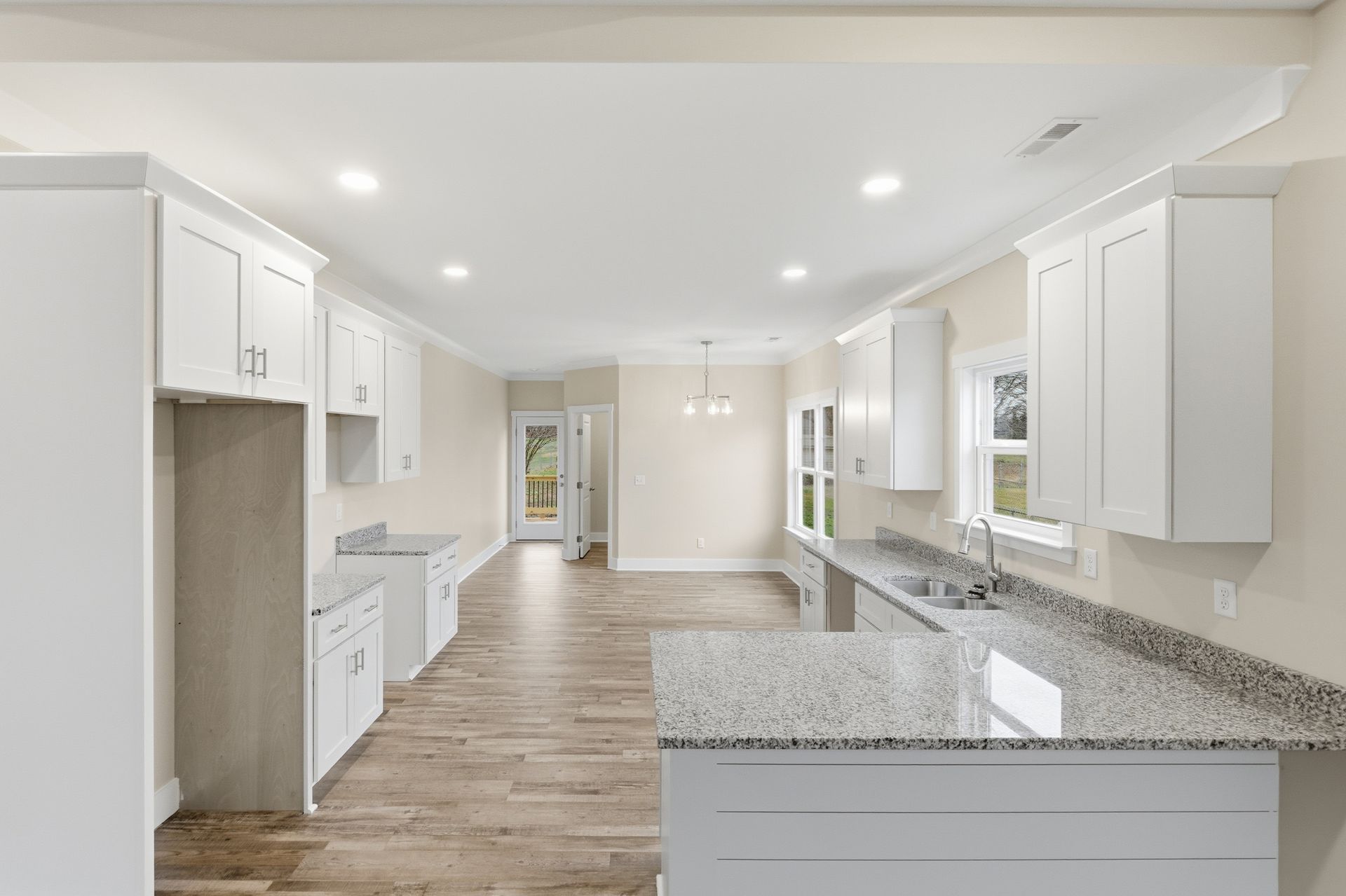320 12th Ave living room with coffered ceiling